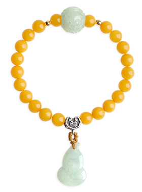 觉人原创天然满蜜蜜蜡手链