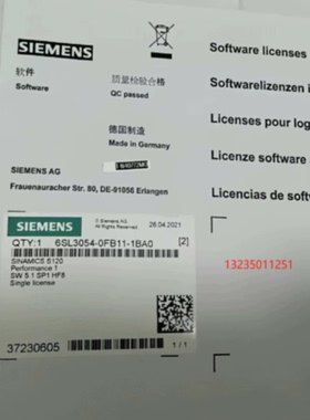议价原装卡6SL3054-0FC31-1BA0-Z ZA01-Z Z-G01-02-03-04-05-06