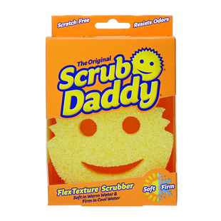 Scrubdaddy美国笑脸清洁擦百洁布双面抹布厨房不沾油洗碗海绵刷