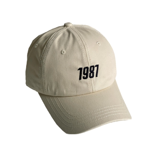 【1987】2021春夏新款百搭软顶棒球帽子女休闲鸭舌帽情侣款遮阳帽