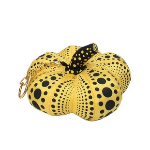 日本YAYOI KUSAMA正版草间弥生南瓜公仔钥匙扣限量波点裂纹包挂件