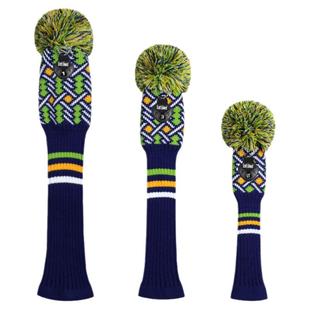 高尔夫球杆套四色花样数字款式铁杆套木杆套沙杆套保护套耐磨防尘