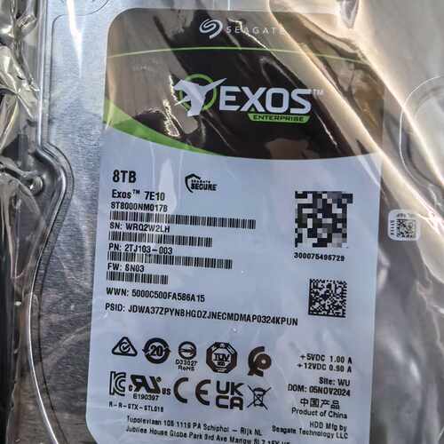 希捷 Exos 7E10 8TB企业级硬盘—议价