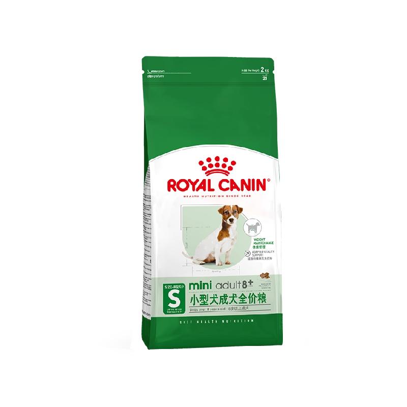 皇家狗粮SPR27小型犬老年犬粮8岁以上比熊博美贵宾泰迪2KG宠物粮