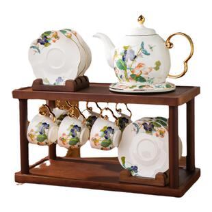 新中式陶瓷茶具套装2026新款家用客厅高档下午茶壶茶杯咖啡杯送礼