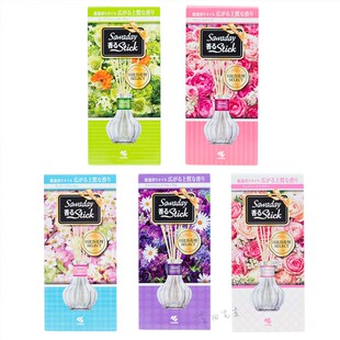 日本小林制药室内无火木棒精油香薰消臭元空气清新芳香除臭剂