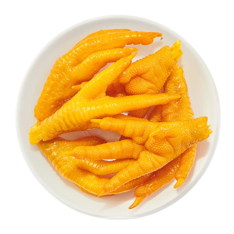 来伊份盐焗凤爪500g鸡爪真空美食
