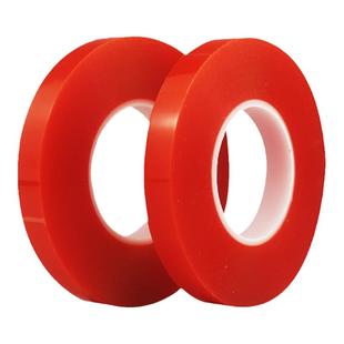 7965红膜透明超薄加强粘PET透明双面胶模切电子产品背胶手机维修屏幕显示器固定无痕耐高温防水强力双面胶