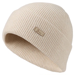 玖慕纯羊毛帽子女秋冬双层加厚保暖包头护耳红色针织毛线月子冷帽