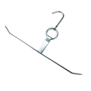 叉烧环不锈钢广式港式叉烧环叉烧针 连环叉烧腊 叉烧挂钩鸡翅环