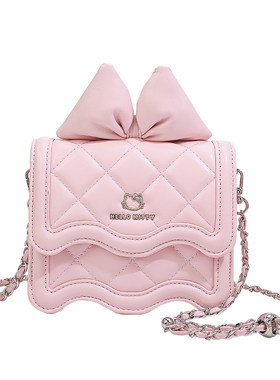 HelloKitty蝴蝶结小众设计小方包