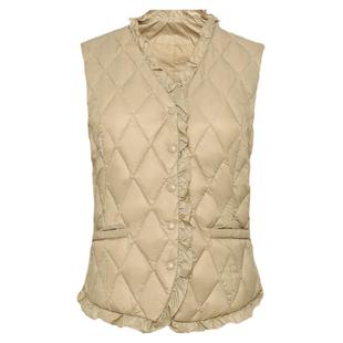 冲锋衣内胆羽绒服马甲女士短款秋冬V领时尚轻薄贴身内穿内胆坎肩