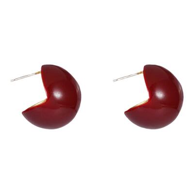 浆果红车厘子显白耳饰节日氛围感