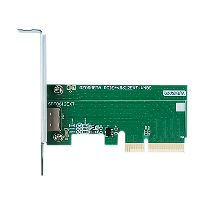 开源宇宙PCIE4x转oculink5.0接口卡/PCIE8x转MCIO5.0接口卡