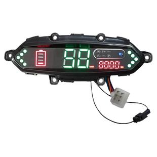 电动车负控锂电池仪表适用于小龟迅鹰中沙金牛电量表里程速度码表