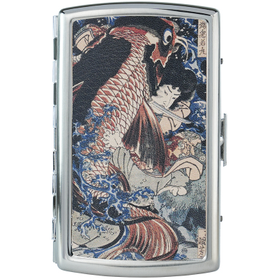 PRINCE烟盒创意画鬼若丸鲤退治