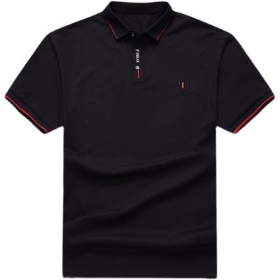 绣花大码新款肥佬衣服pol衫