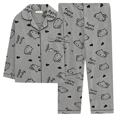 HelloKitty春秋季纯棉睡衣套装