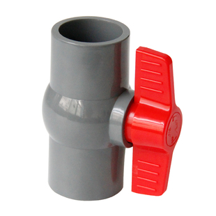 PVC球阀给水阀门开关管插口20mm 25 32 40 50 63 75 90 110内螺纹