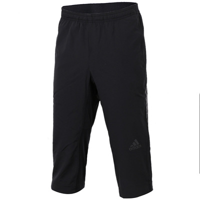 Adidas/阿迪达斯官方正品夏季男子运动透气耐磨舒适七分裤BK0982