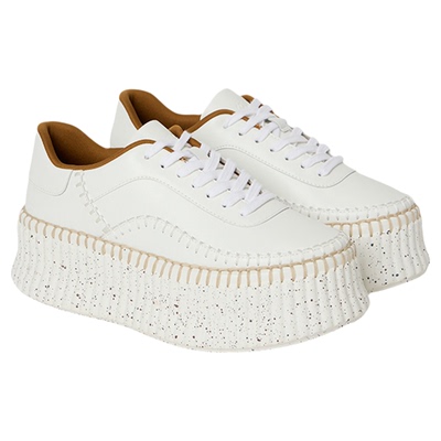 COOLCHAP新款厚底增高休闲小白鞋