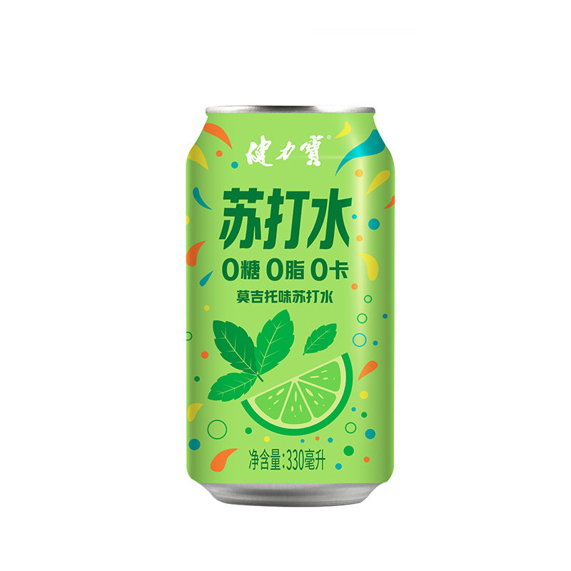 健力宝无糖苏打气泡水0糖0脂
