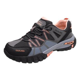 2025新款劳保鞋女款轻便透气四季防砸钢包头女士女式软底耐磨防滑