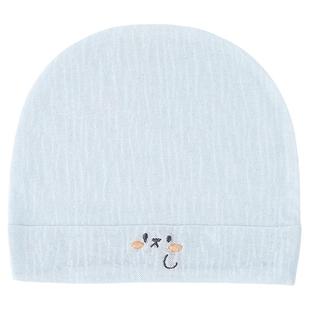 婴儿帽子无骨纯棉婴幼新生儿0一3月男女宝宝满月子胎帽夏季轻薄款