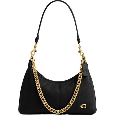 COACH/蔻驰女士菱格纹绗缝JULIET 25号单肩包斜挎包高级