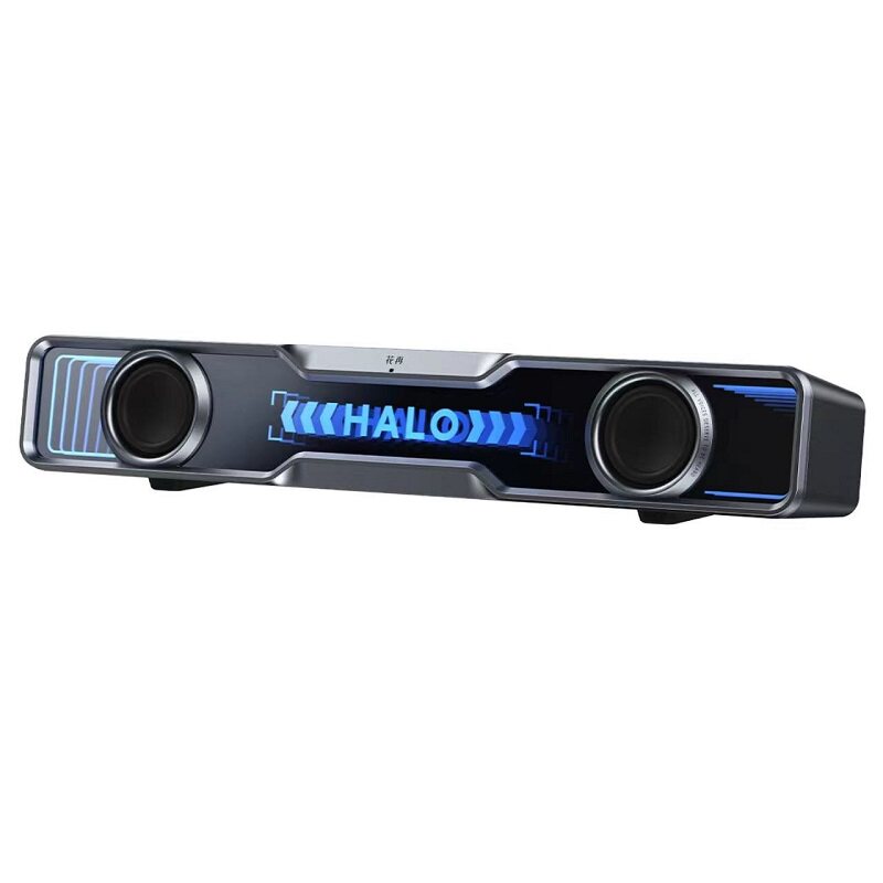 漫步者花再Halo Soundbar电脑音响台式重低音蓝牙桌面电竞音箱