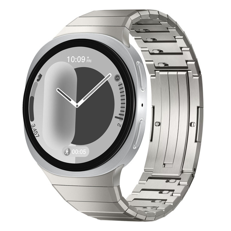 适用三星Watch8表带6G切面生耳拆一珠钛金属表带三星Watch8手表带