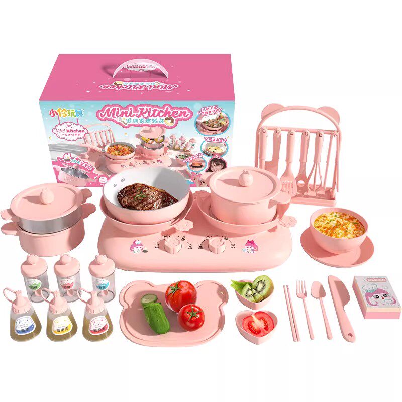 小伶玩具真煮可做饭过家家套装