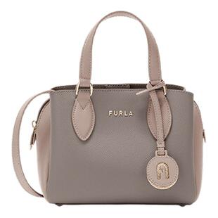 【礼物】FURLA芙拉MINERVA牛皮迷你女士托特包手提斜挎包