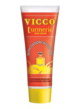 印度VICCO Turmeric Skin Face Cream姜黄阿育吠陀面霜80g
