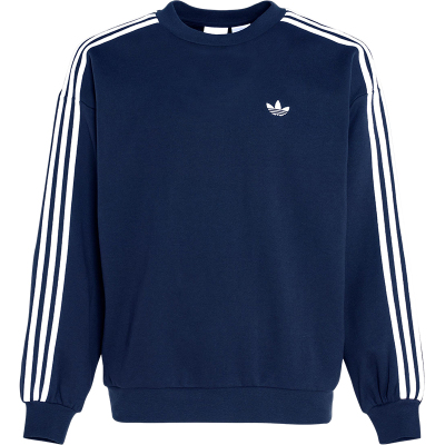 Adidas/阿迪达斯正品三叶草男士休闲圆领套头刺绣运动卫衣KG3899