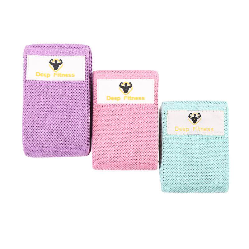 紫粉绿套装健身美圈深带带蹲拉力带阻力臀提翘虐带带臀弹力臀臀