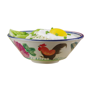 民国怀旧公鸡面碗青花家用特色餐厅餐具香港TVB周星驰道具鸡公碗