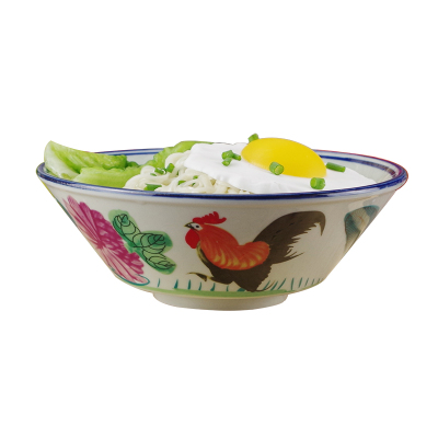 民国怀旧公鸡面碗青花香港周星驰