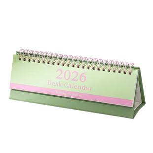 简约日历台历2026新款定制学生记事本备忘录中高考倒计时计划本表月历年历全年创意办公室桌面摆件2025年马年