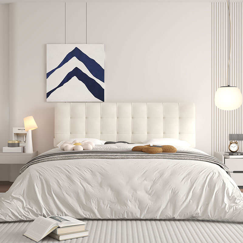 【柏妮朵】黑色高级感床头靠垫榻榻米无床头板软包床上靠枕大靠背