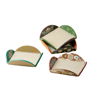 山几由 大漆莳绘宝相花纹壶承景德镇创意干泡盘中式陶瓷手绘茶台