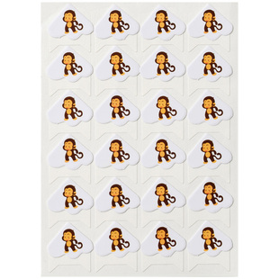 儿童卡通动物照片四角固定角贴DIY手工相册相角纸拍立得相片贴角