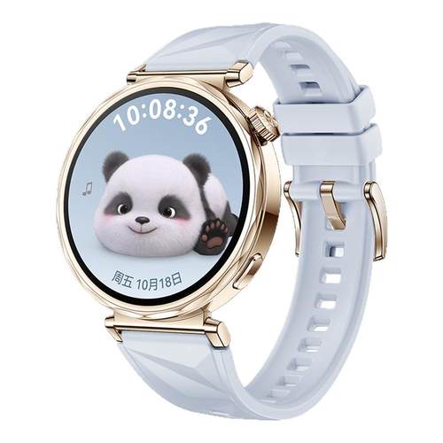 适用华为gt5/gt6表带gt4硅胶手表带watchgt5pro冰晶蓝同款OPPOX2Mini智能配件watch5男女高级41mm华为b5腕带