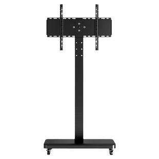 通用可移动电视机支架落地带轮推车横竖屏旋转直播投屏显示器挂架