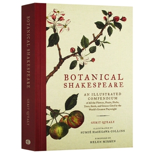 莎士比亚植物诗  英文原版 Botanical Shakespeare   精装 莎翁作品中的花卉 果实 种子和树木 英文版 进口原版英语书籍