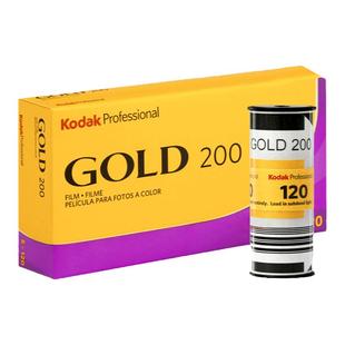 美国Kodak柯达Gold金200度120彩色负片胶卷胶片原装27年4月单卷价
