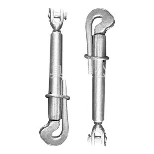 脱钩螺旋扣 花篮螺丝镀锌索具船用拉紧器螺栓鹰嘴重型快速钢丝绳