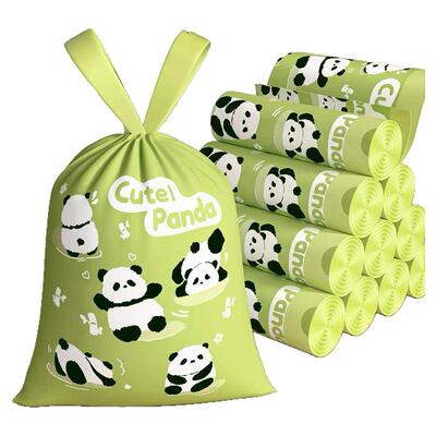 抽绳垃圾袋加厚大号手提式家用厨房宿舍塑料袋自动收口清洁袋