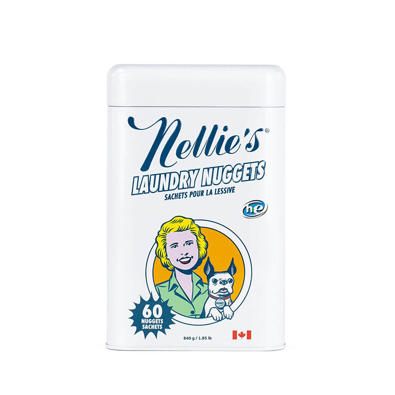 Nellies加拿大进口洗衣凝珠 去污除螨柔顺家庭装天然浓缩洗衣粉液