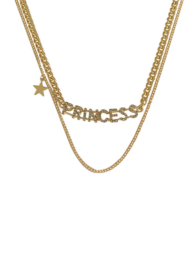 欧韩层叠女网红小众简约气质项链